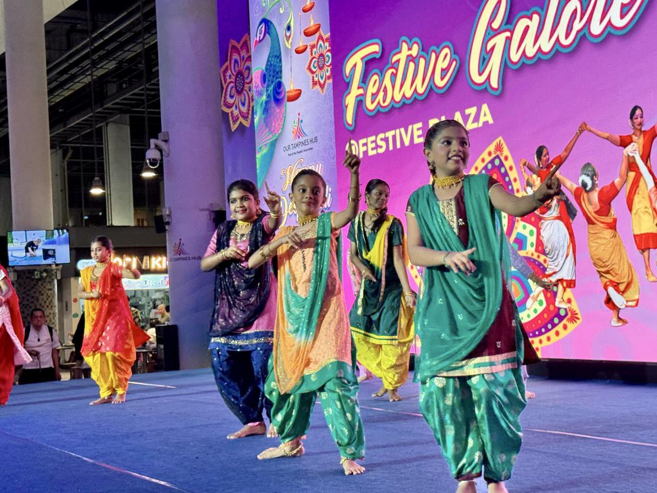 Audience enjoying Festive Galore event