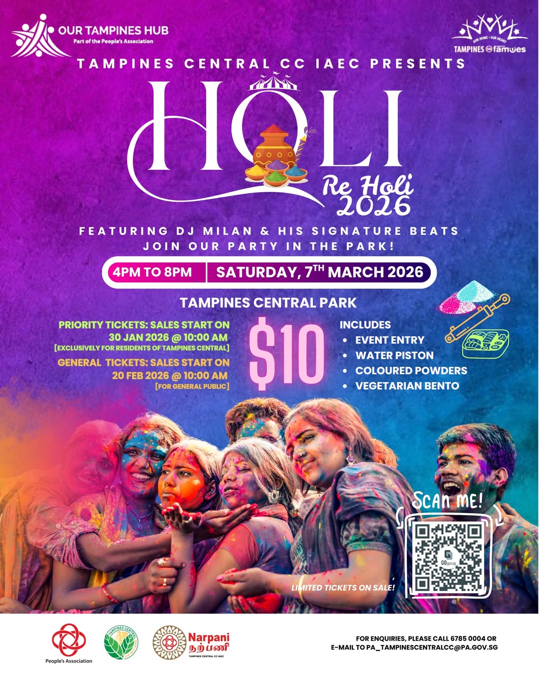 A vibrant celebration of colors and community at Tampines Central Park