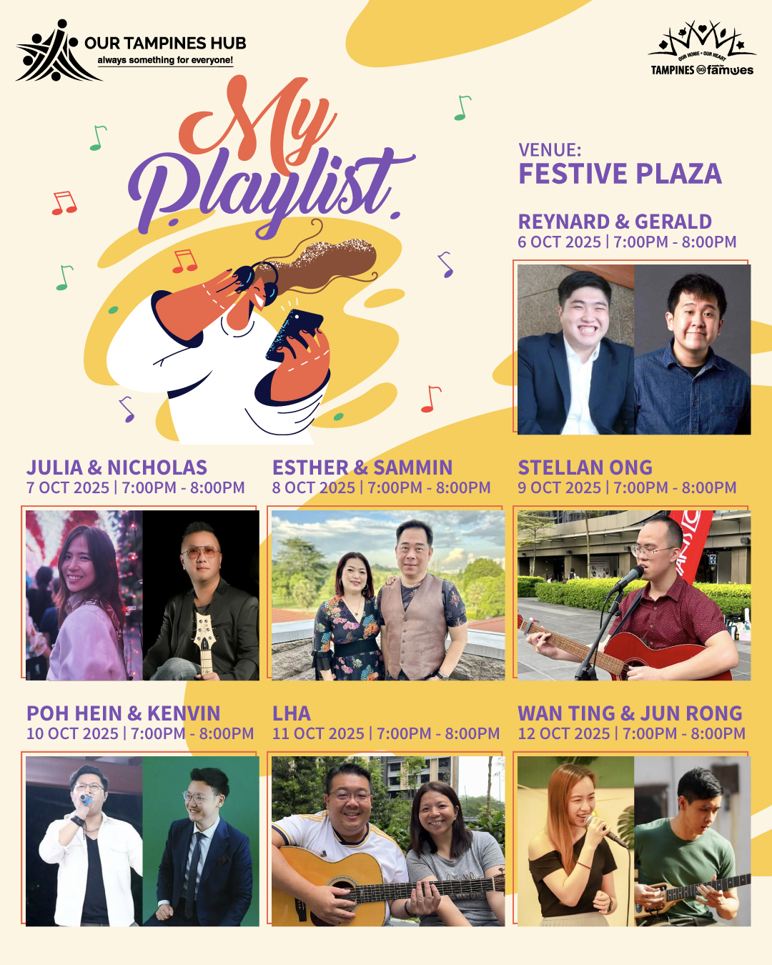 Live Music: My Playlist Concert at OTH Festive Plaza
