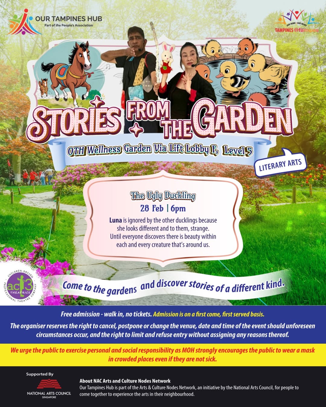 A heartwarming storytelling session about Luna the unique duckling