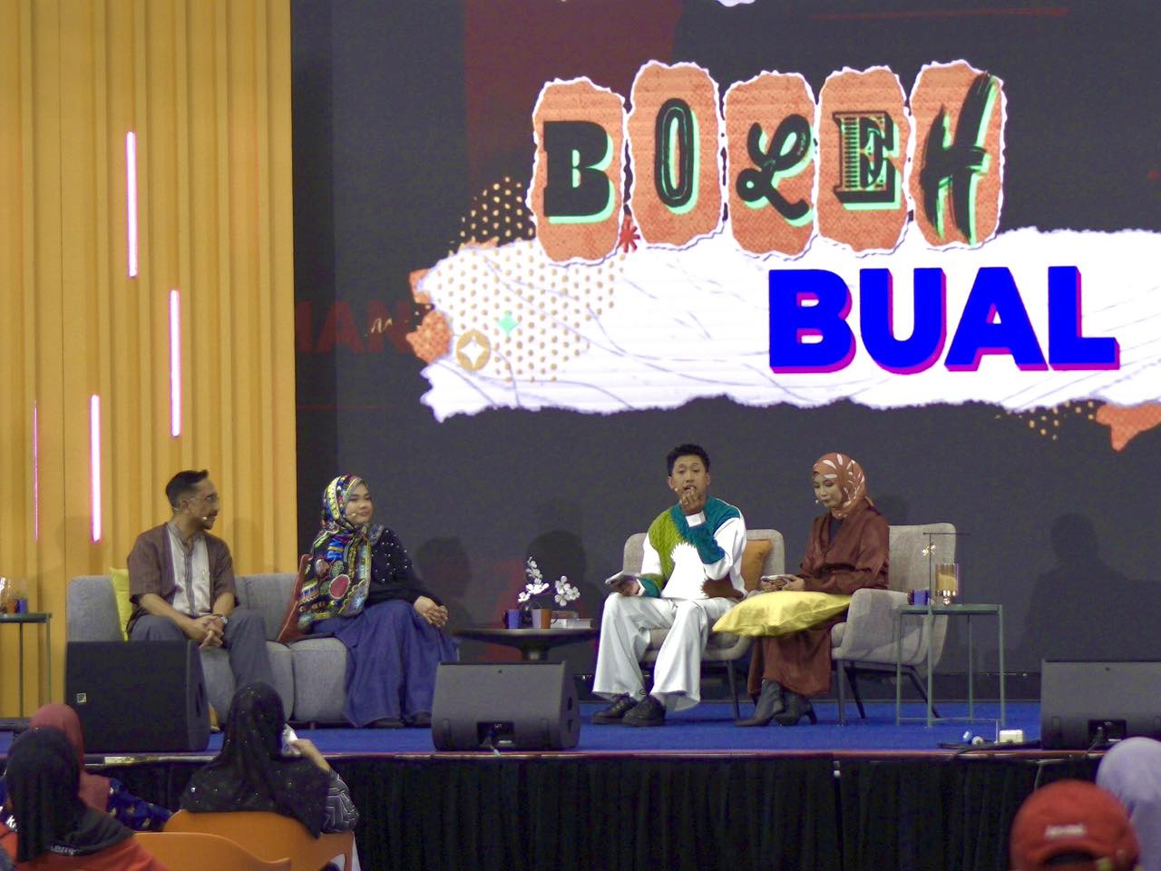 Enthusiastic audience enjoying the MANJA festival