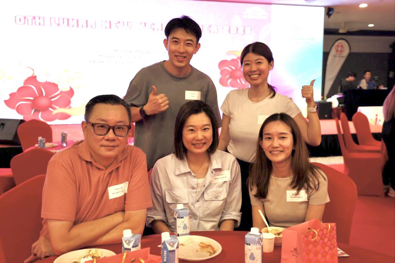 Our Tampines Hub tenants and partners gathering for the CNY dinner