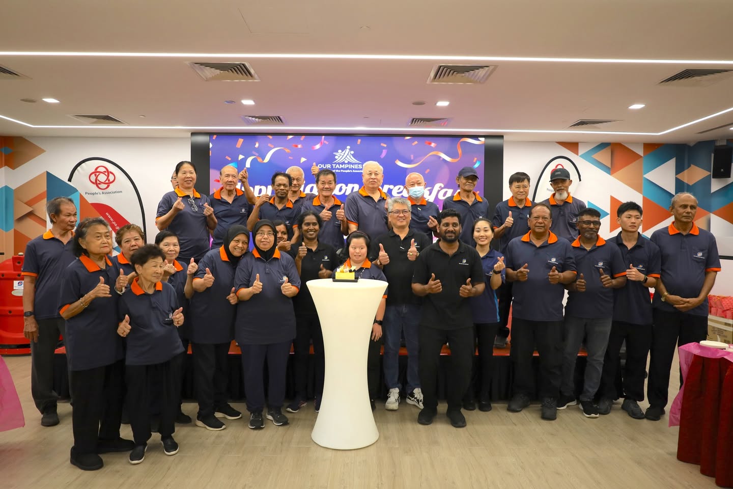 Traditional Lo Hei session during the Chinese New Year celebration