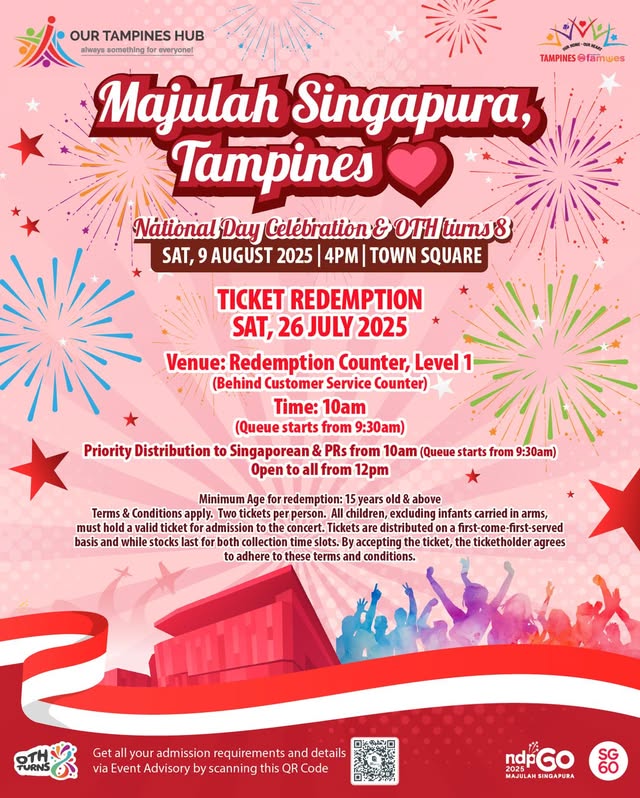 A celebratory fireworks display, symbolising National Day festivities.