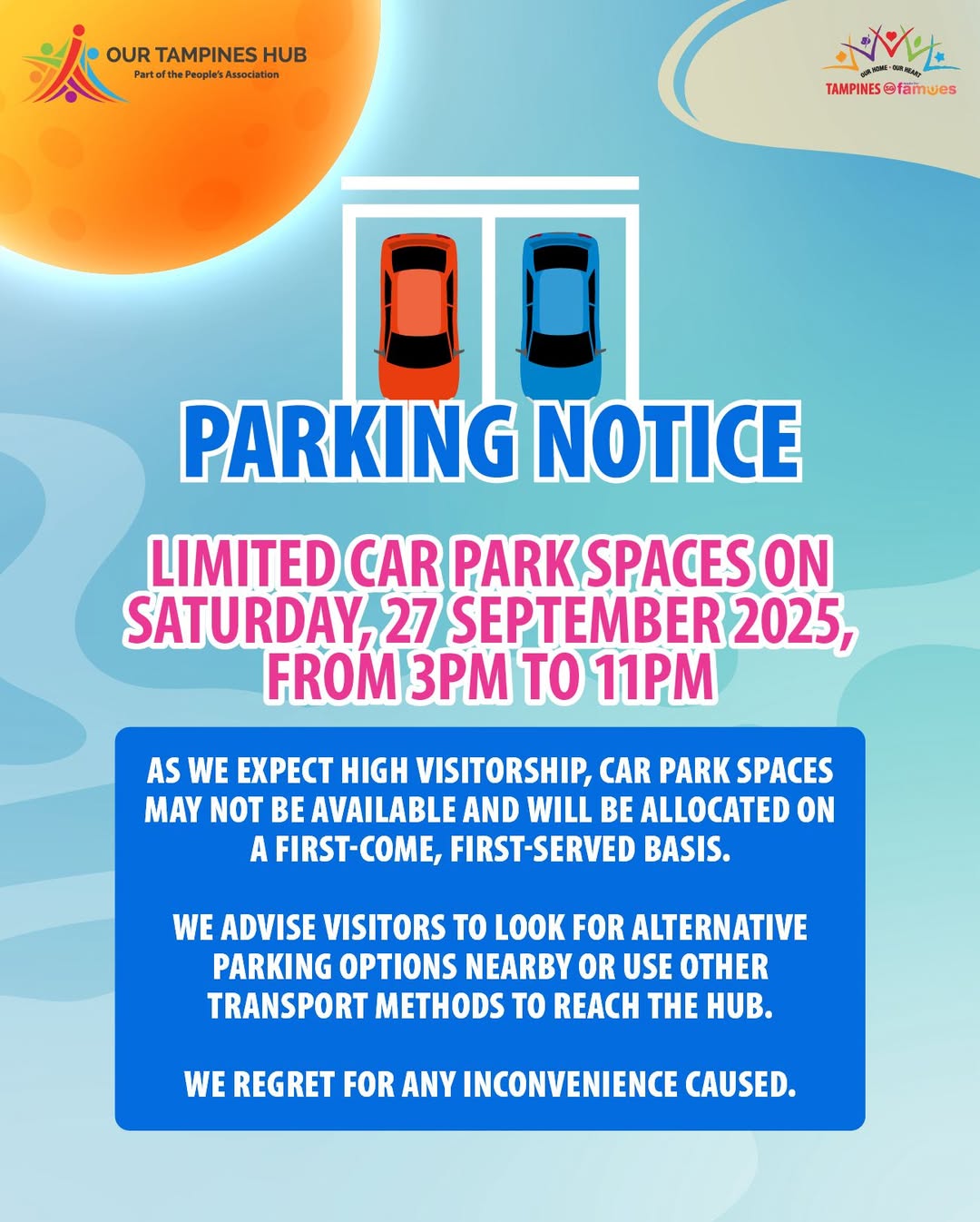 Our Tampines Hub Concert Announcement