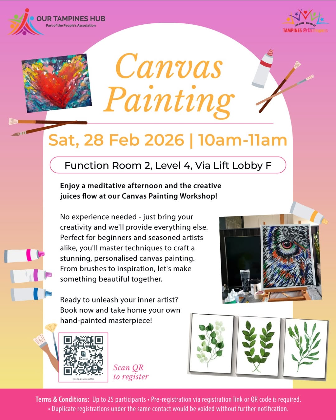 A peaceful art jamming session where participants express their creativity on canvas