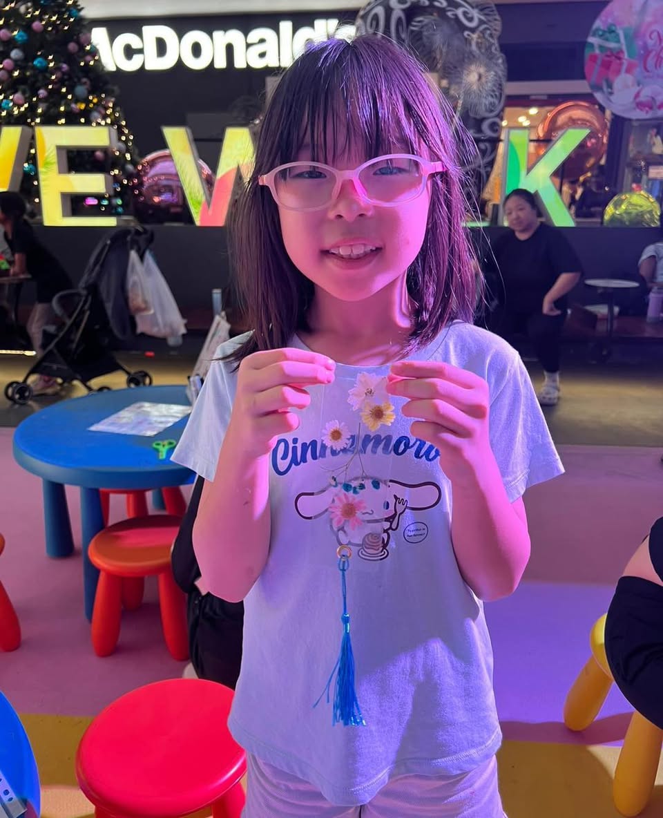 Crafting materials for pressed flower bookmarks