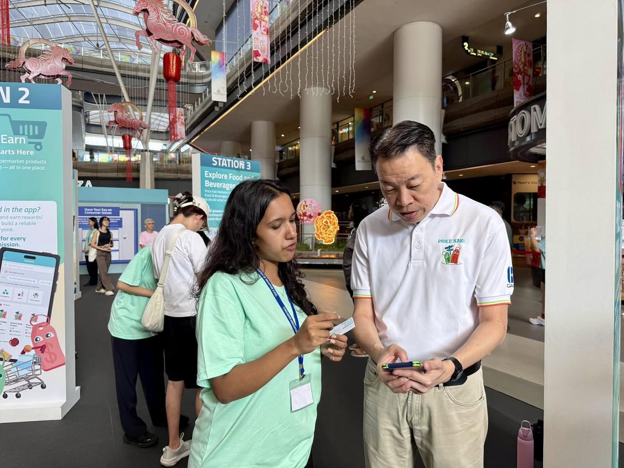 Upcoming roadshow event details at Festive Walk East