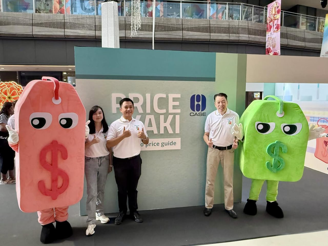 Community members using the Price Kaki app