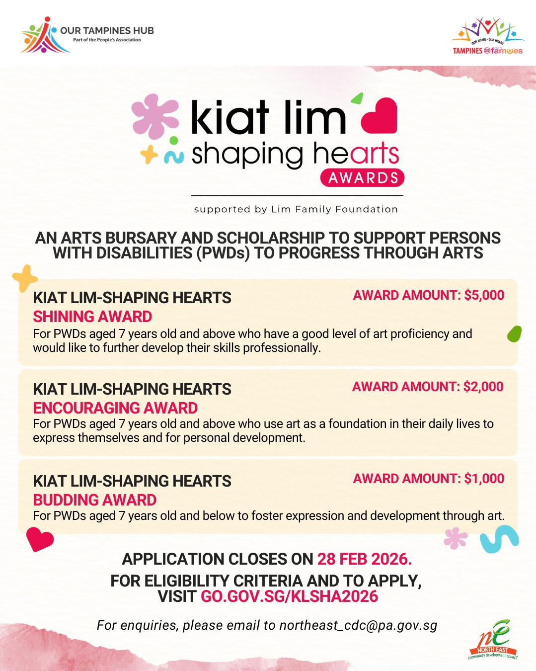 Artists participating in the Shaping Hearts program