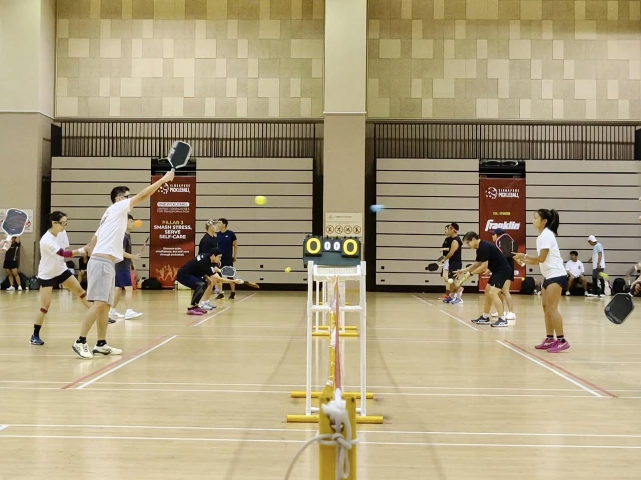 Winners and participants celebrating their achievements at the end of the event.