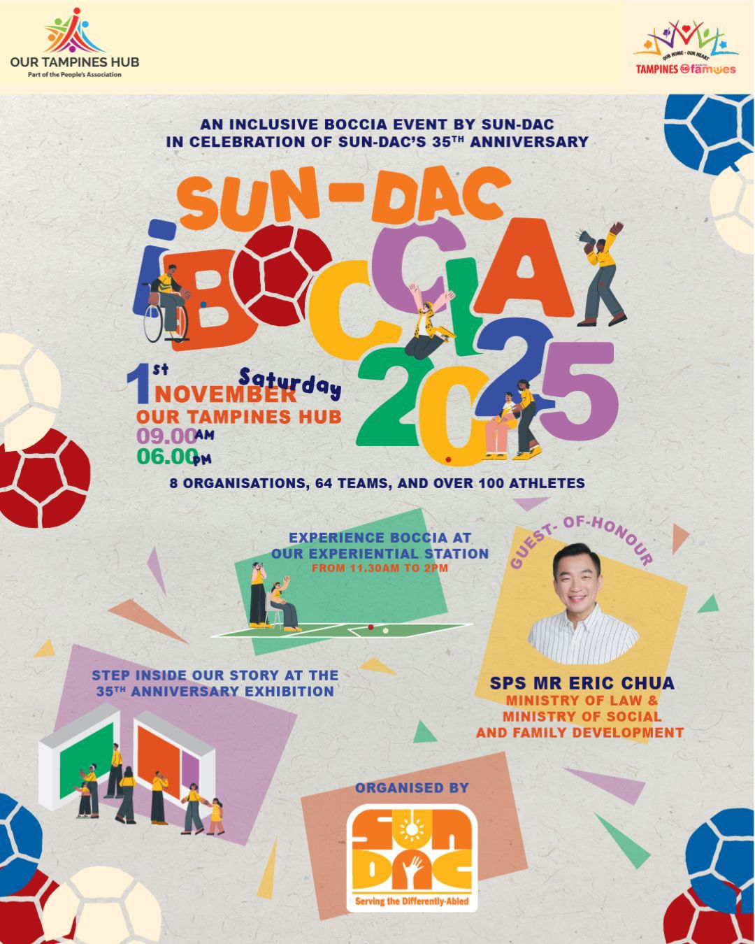 SUN-DAC's iBoccia: Volunteer for Inclusion & Celebration!
