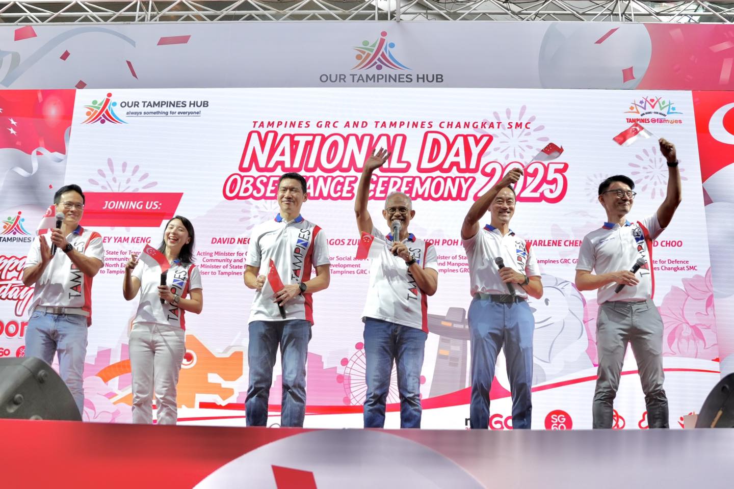 Tampines GRC Advisers at the National Day Observance Ceremony