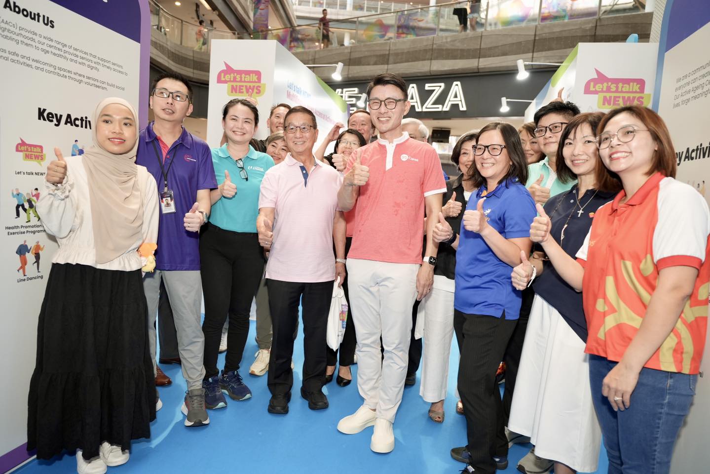 Community members participating in a learning session