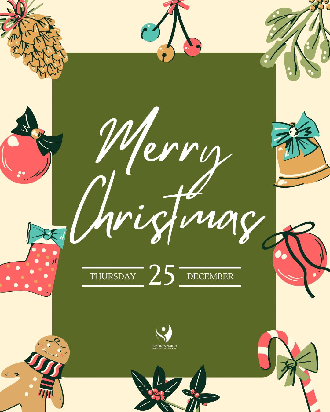 Tampines North community celebrating the festive season with joy and warmth.