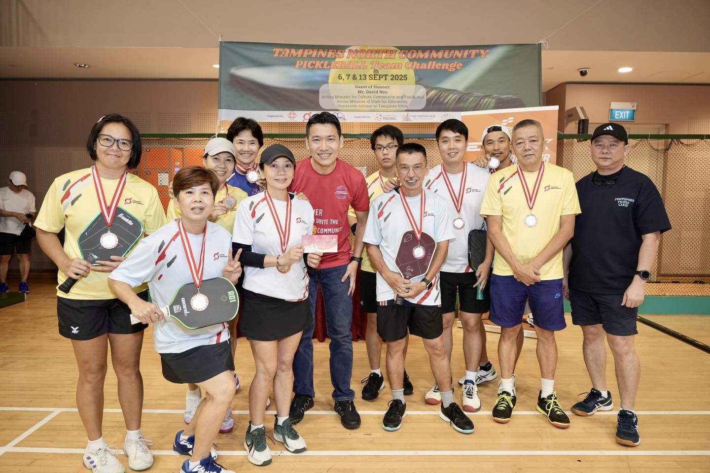 Tampines North Pickleball Challenge 2025 team photo