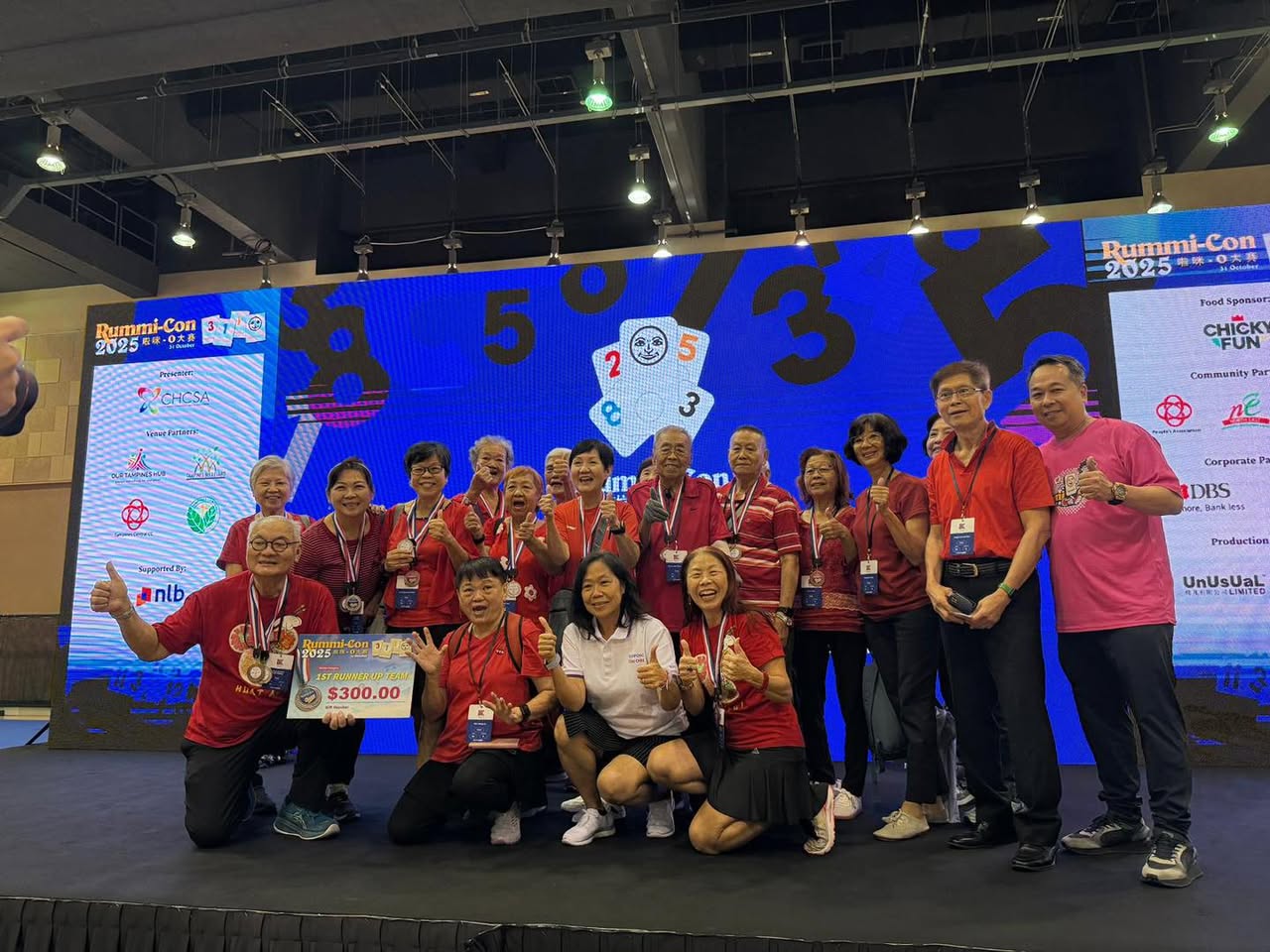 Participants enjoying Rummikub games at Our Tampines Hub