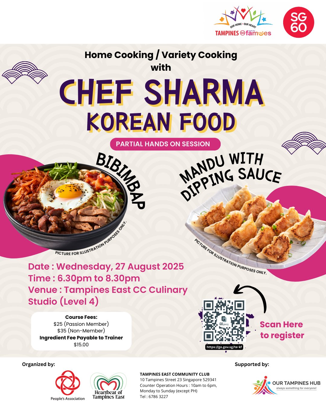 Taste Korea: Bibimbap & Mandu Cooking Class