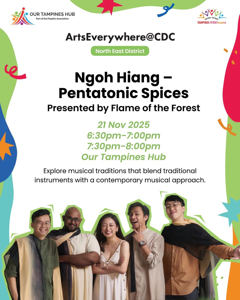 A vibrant display of creative wearable art from a workshop.