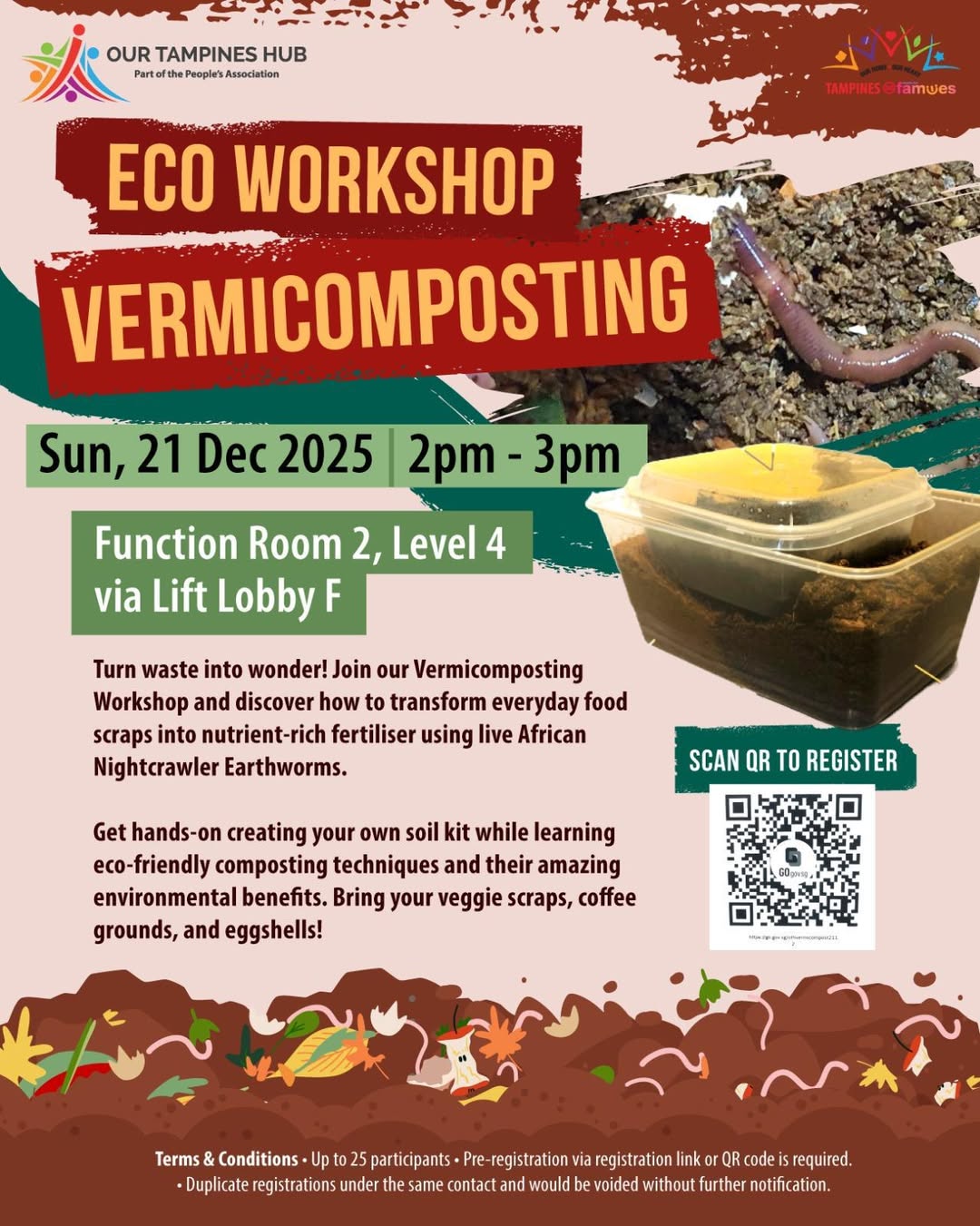 African Nightcrawler Earthworms transforming organic waste into nutrient-rich compost