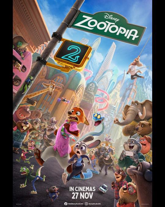Promotional image for Zootopia 2 featuring Judy Hopps and Nick Wilde