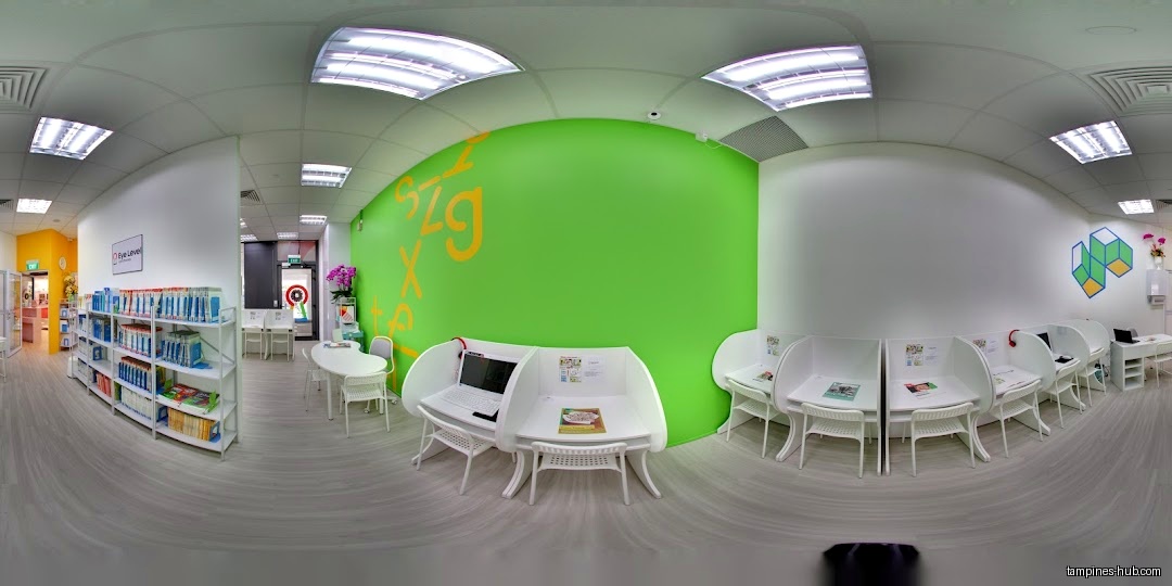 Eye Level Learning Centre interior with desks, shelves, and learning materials.