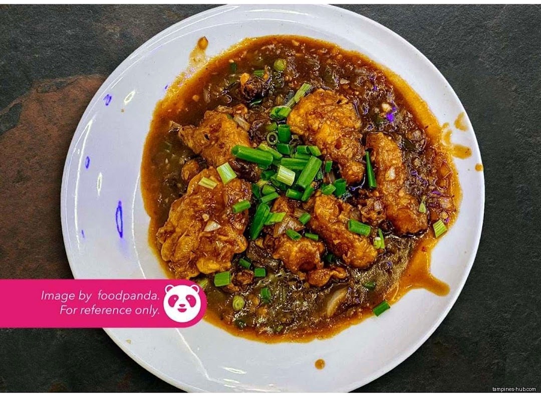 A plate of Indian Cuisine food with chicken and green onions.