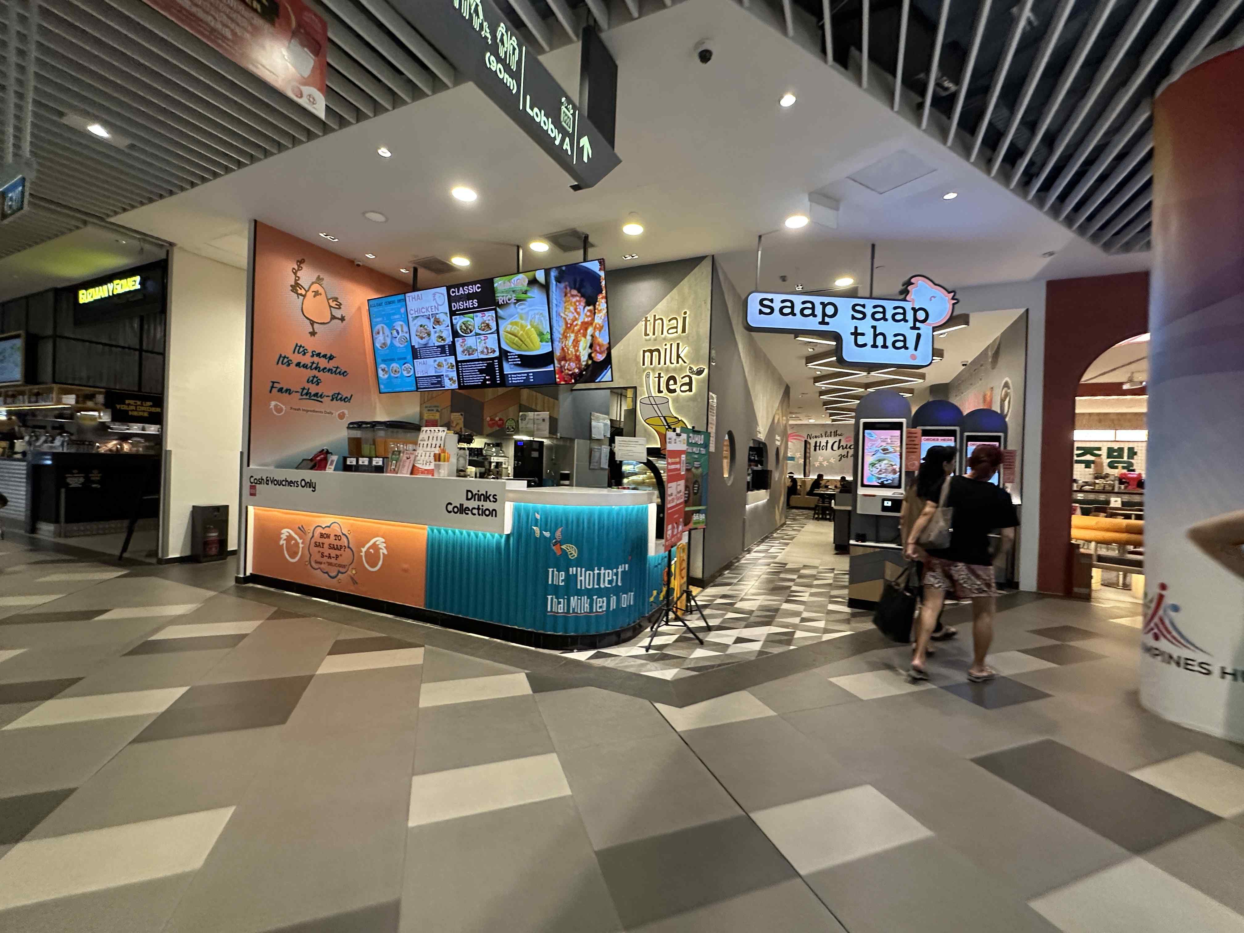Manually captured image of Saap Saap Thai + Thai Milk Tea (size optimized)