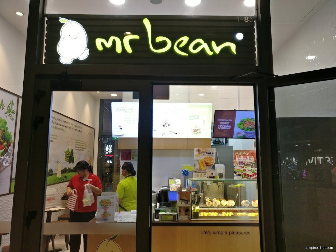 The image shows the storefront of a Mr Bean shop.
