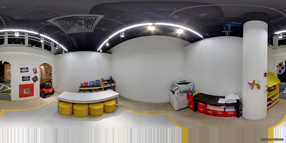 The image shows the interior of the We Love SGP shop.